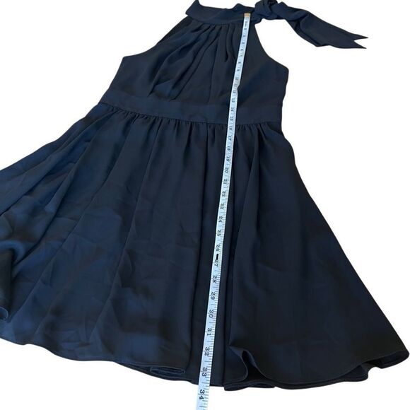 Express Black halter Tie neck chiffon Dress Size 4 - Picture 12 of 12